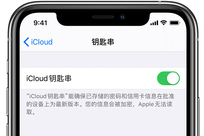 从化苹果手机维修分享在 iPhone 上开启 iCloud 钥匙串之后会储存哪些信息 