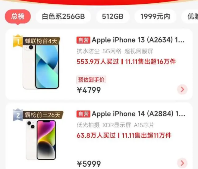 从化苹果14维修分享iPhone14配置不如同价位的安卓还能大卖 