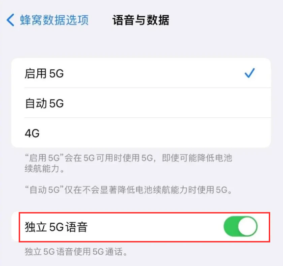 从化苹果14维修分享iPhone 14 Pro如何开启VoNR 