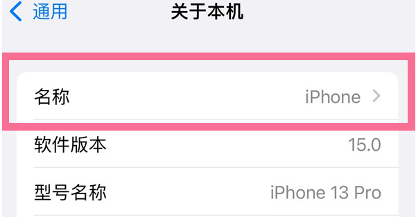 从化苹果13维修分享iPhone 13热点名字设置教程 